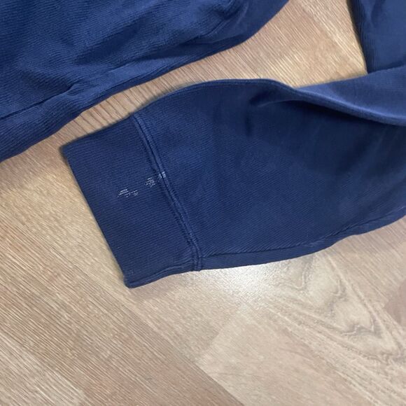 Vintage Y2K Polo Ralph Lauren Men's Navy Blue Pullover Quarter Zip Size XXL - Picture 4 of 10